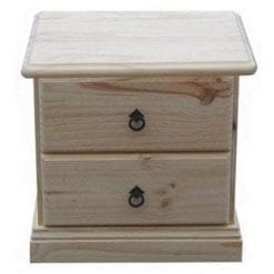 Savannah 1 Drawer 1 door Bedside RAW_Chests Timber