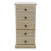 Savannah 4 Drawer chest 450mm RAW_Chests Timber