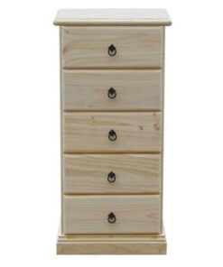 Savannah 4 Drawer chest 450mm RAW_Chests Timber