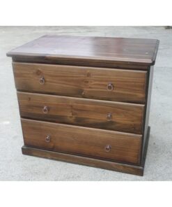 Savannah 3 Drawer Chest 900mm RAW_Chests Timber