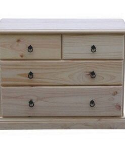 Savannah 4 Drawer Chest 900mm RAW_Chests Timber