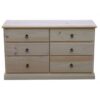 Savannah 6 Drawer Chest 1250mm Wide RAW_Chests Timber