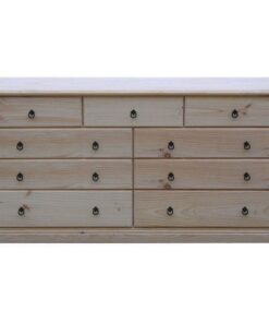 Savannah 9 Drawer Chest 1850mm Wide RAW_Chests Timber