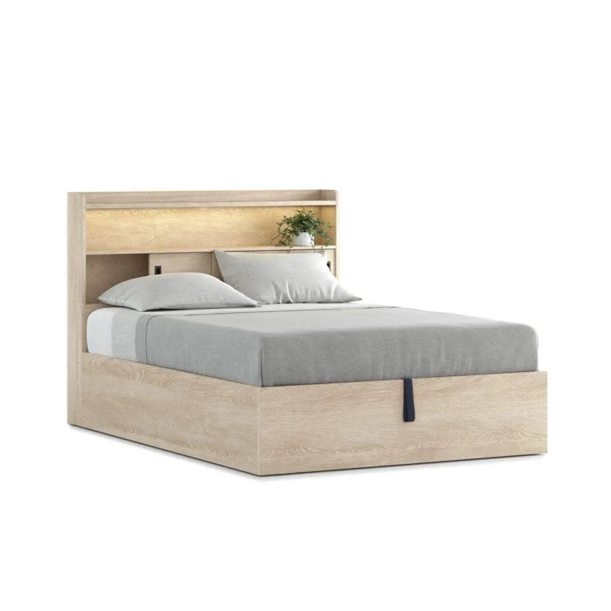 Nook Gas Lift w Under Storage, USB ports and LED Lighting