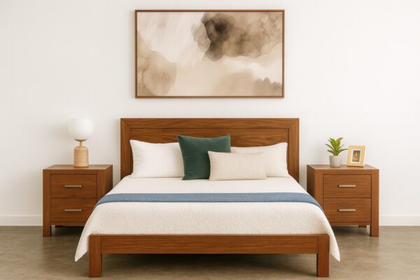 Cottesloe Bed Frame – Minimalist Timber Design, Choice of Colours