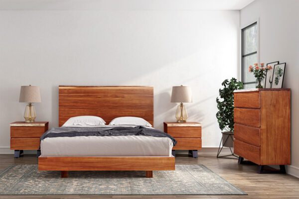 Fortitude Bed Frame – Tasmanian Blackwood with Live Edge Design