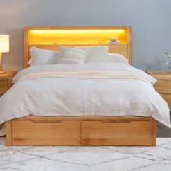 Hayman LED Bed Smart Storage Gas Lift Drawers