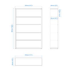 Alternative view of Modern 6x4 Bookcase – Aussie Made, Choice of Colours