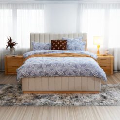 Portsea Upholstered Gas Lift Storage Bed