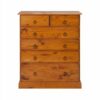 Chas 6 Drawer Tallboy_Chests Timber