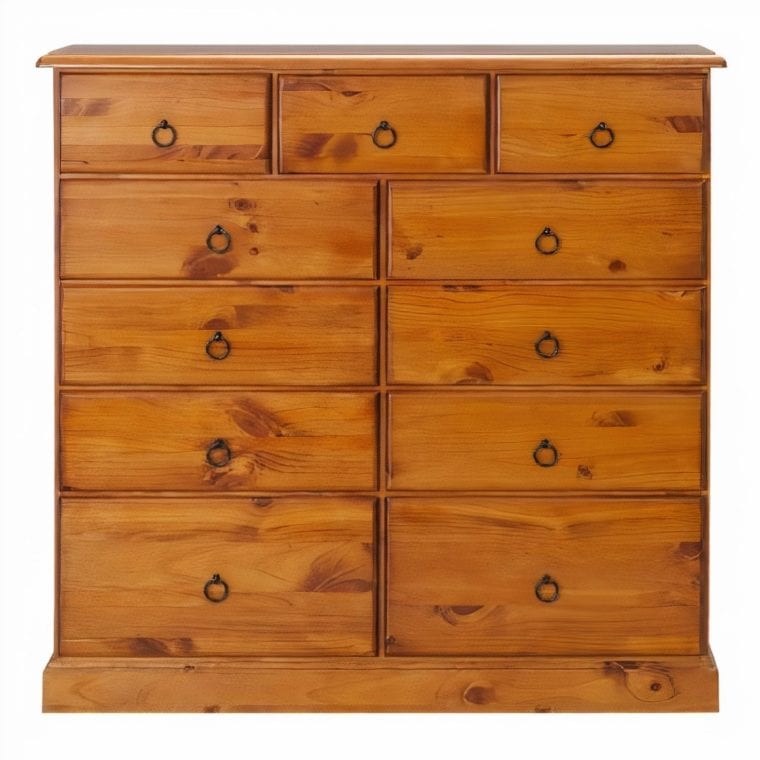 Chas 11 Drawer Tallboy_Chests Timber