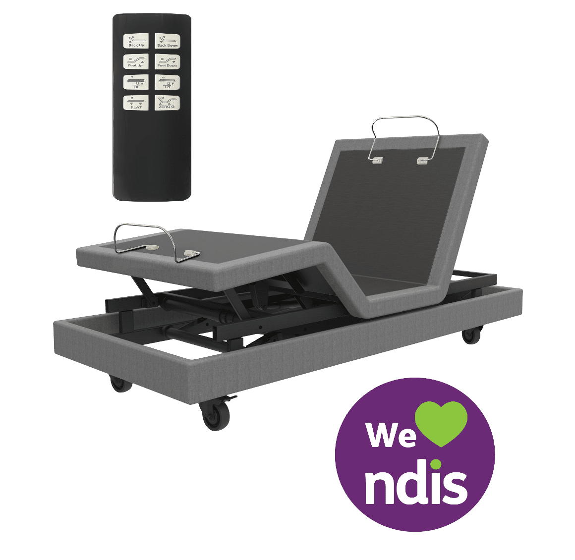 True Motion 2000 HILO Adjustable Base w Mattress One Stop Pine