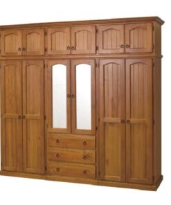 ARRONE 5 PIECE WARDROBE WITH 12 DOORS AND 3 DRAWERS_Timber Wardrobes
